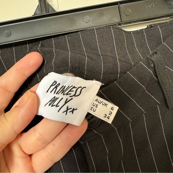 Princess Polly Titus Pants Black Pinstripe - Picture 5 of 6